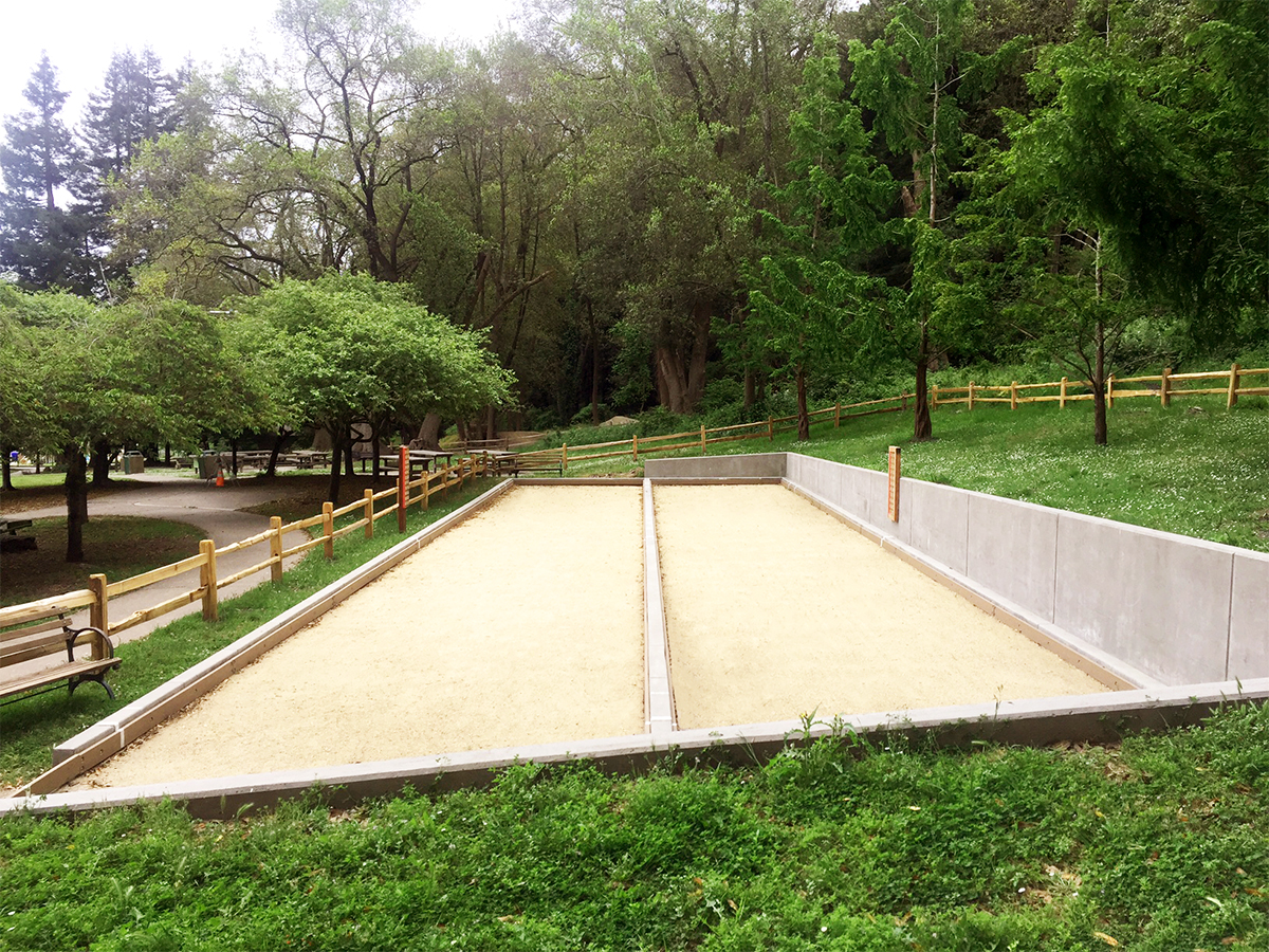 Harvey West Park bocce courts