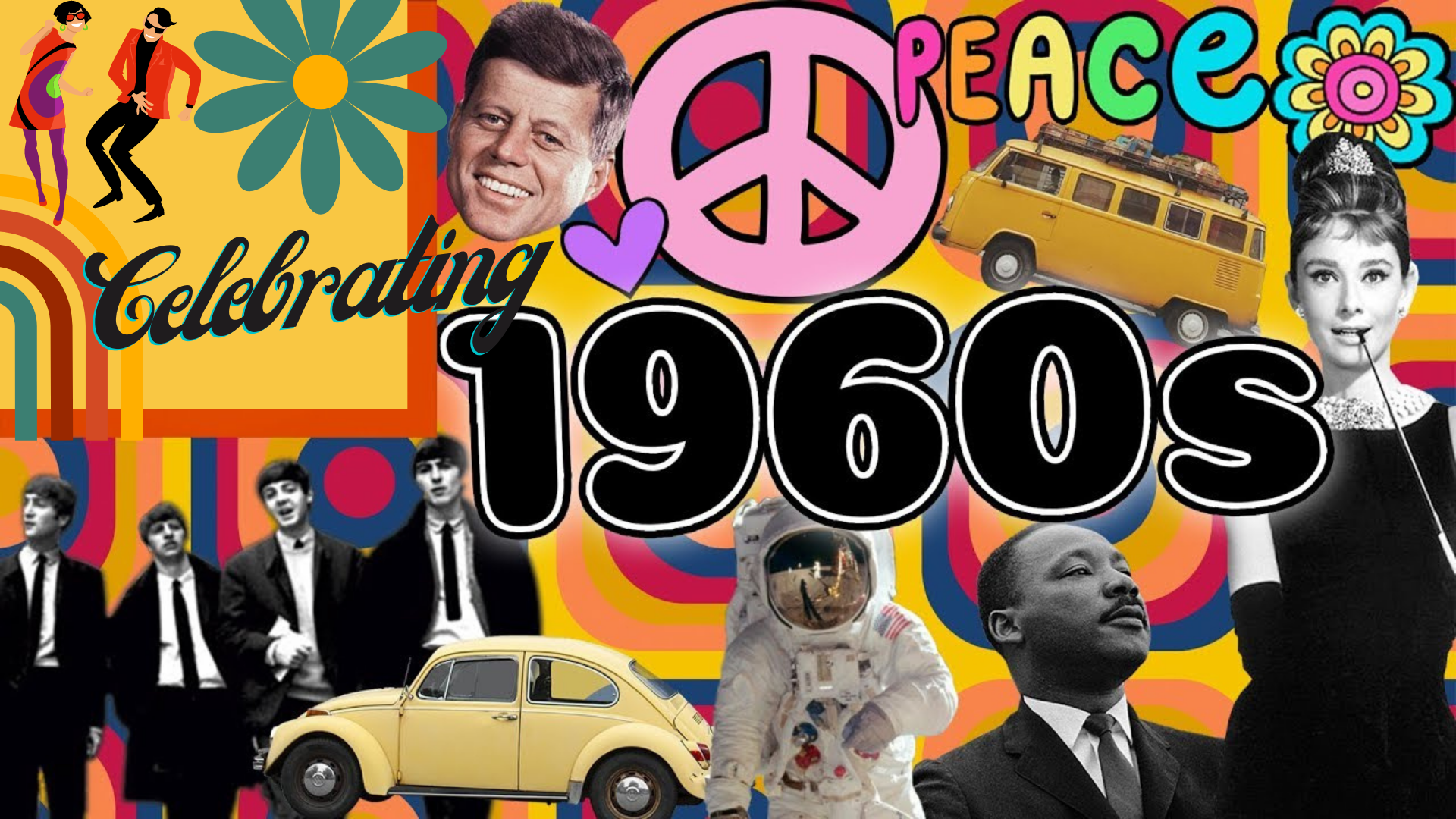 Celebrating 60s banner