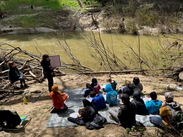 group map drawing river landscape