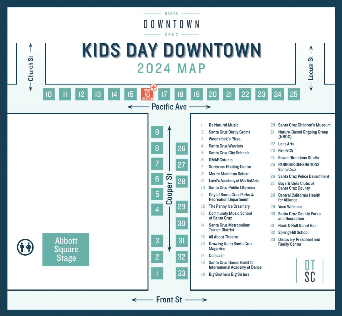 Kids Day Map