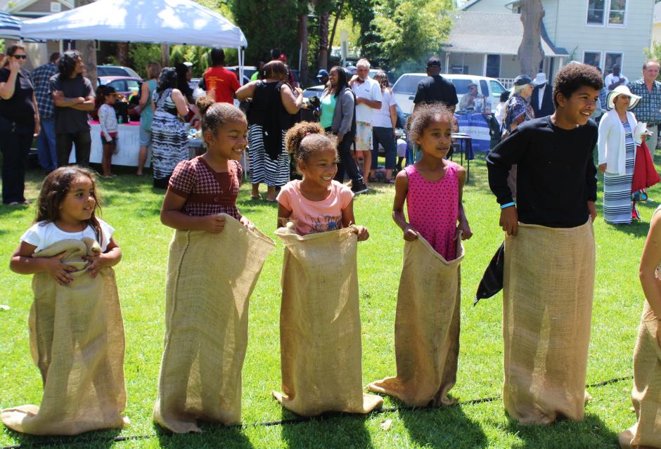 Juneteenth Sack Race